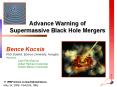 Advance Warning of Supermassive Black Hole Mergers