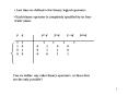 Last time we defined a few binary logical operators