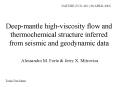 Deepmantle highviscosity flow and thermochemical structure inferred from seismic and geodynamic data