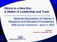 Ethics in a New Era: A Matter of Leadership and Trust