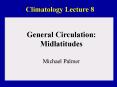 Climatology Lecture 8