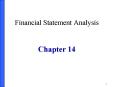 Financial Statement Analysis Chapter 14
