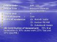 Course Code:EBB 324