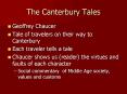 The Canterbury Tales