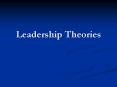 Leadership Theories