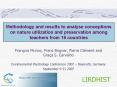 Methodology and results to analyse conceptions on nature utilization and preservation among teachers