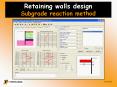 Retaining walls design Subgrade reaction method