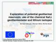 Exploration of potential geothermal reservoirs: use of the chemical NaLi geothermometer and lithium