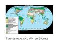 Terrestrial and Water Biomes