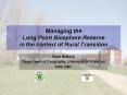 Managing the Long Point Biosphere Reserve in the context of Rural Transition