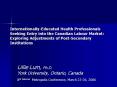 InternationallyEducated Health Professionals Seeking Entry into the Canadian Labour Market: Explorin