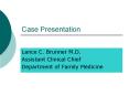 Case Presentation