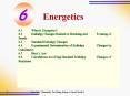 6'1 What is Energetics