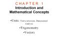 C H A P T E R 1 Introduction and Mathematical Concepts