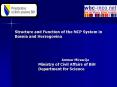 Structure and Function of the NCP System in Bosnia and Herzegovina Ammar Mirascija Ministry of Civil