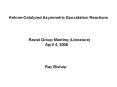 KetoneCatalyzed Asymmetric Epoxidation Reactions