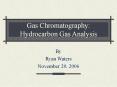 Gas Chromatography: Hydrocarbon Gas Analysis