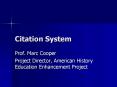Citation System