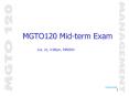 MGTO120 Midterm Exam