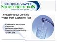 Protecting our Drinking Water from Source to Tap