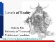 Levels of Reality