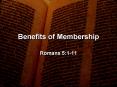 Benefits of Membership