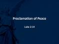 Proclamation of Peace