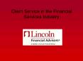Client Service in the Financial Services Industry