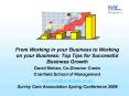 From Working in your Business to Working on your Business: Top Tips for Successful Business Growth
