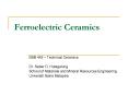 Ferroelectric Ceramics
