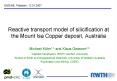 Reactive transport model of silicification at the Mount Isa Copper deposit, Australia