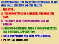 NANOTECHNOLOGY THE BIG FUTURE TECHNOLOGY OF THE VERY SMALL THE HYPE AND THE REALITY