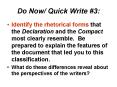 Do Now Quick Write