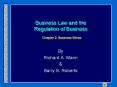 Business Law and the Regulation of Business Chapter 2: Business Ethics