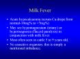 Milk Fever