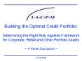 Building the Optimal Credit Portfolio: Determining the Right Risk Appetite Framework for Corporate,