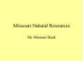 Missouri Natural Resources