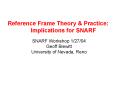 Reference Frame Theory