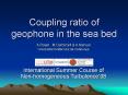 Coupling ratio of geophone in the sea bed