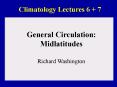 Climatology Lectures 6 7