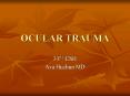 OCULAR TRAUMA