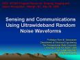Sensing and Communications Using Ultrawideband Random Noise Waveforms