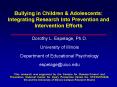 Bullying in Children