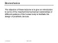 Biomechanics