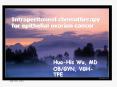 Intraperitoneal chemotherapy for epithelial ovarian cancer