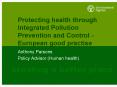 Protecting health through Integrated Pollution Prevention and Control European good practise