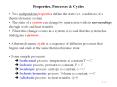 Properties, Processes