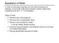 Equations of State