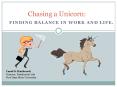 Finding balance in work and life'