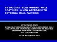 SS 5002002 ELASTOMERIC WALL COATINGS : A NEW APPROACH TO EXTERNAL WALL PAINTING